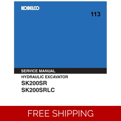 KOBELCO SK200SR, SK200SRLC WORKSHOP REPAIR MANUAL